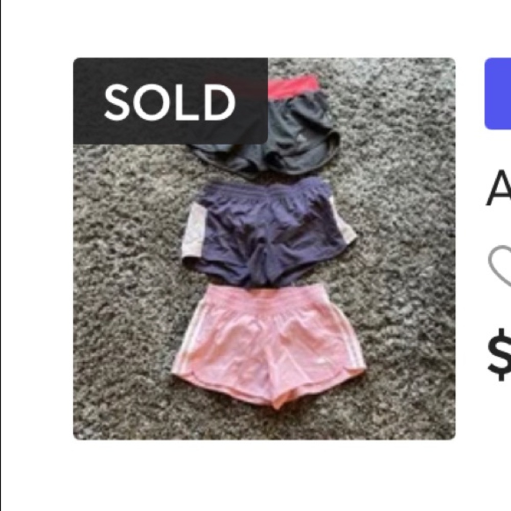 SOLD‼️Adidas Running Shorts